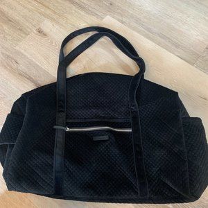Black Velvet Duffle - Large
